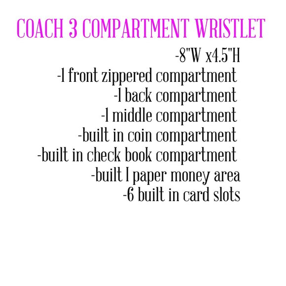 Coach Wristlet Purse Pink/Purple Gold Card Coin Paper Money Slots Minimalist - Picture 3 of 8